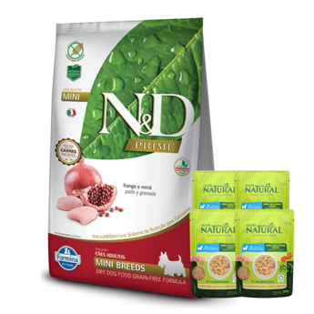 Imagen de Alimento NYD Perro Prime Adulto Mini Raza Pequeña 10,1 kg + Regalo