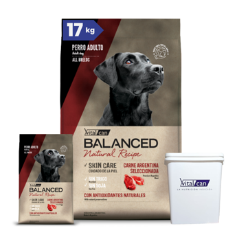 Imagen de Alimento VITALCAN Perro BALANCED Adulto Carne Argentina 15 + 2 kg + Regalo