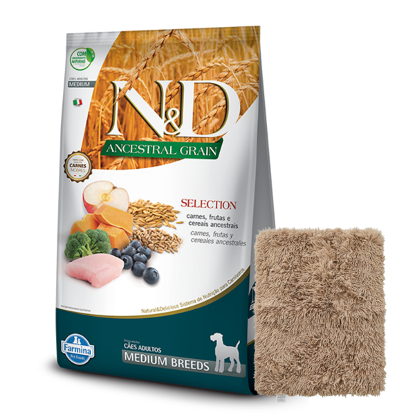 Imagen de Alimento NYD Perro Ancestral Grain Adulto Medium Raza Mediana 15 kg + Regalo
