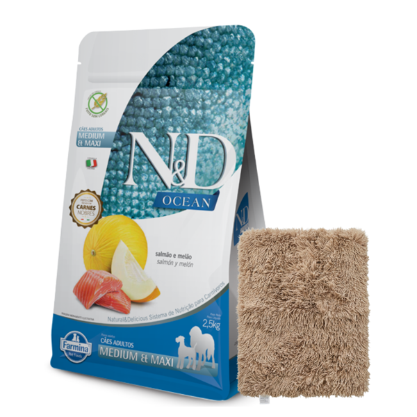 Imagen de Alimento NYD Perro Ocean Adulto Raza Mediana y Grande Sabor Salmón 10,1 kg + Regalo