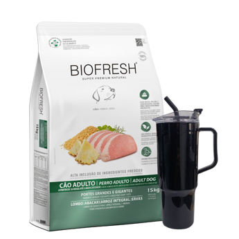Imagen de Alimento BIOFRESH Perro Adulto Raza Grande Sabor Cerdo y Ananá 15kg + Regalo