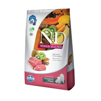 Imagen de Alimento Para Perro NYD Tropical Cachorro Raza Mediana Y Grande 12KG