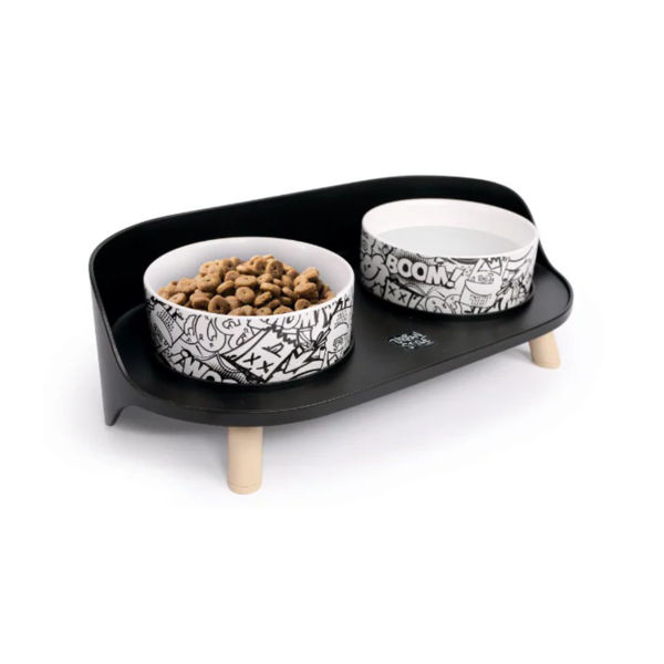 Imagen de Comedero M-PETS Doble Plato Altitud Urban Style