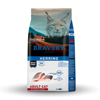 Imagen de Alimento BRAVERY Gato Castrado Herring 2 Kg