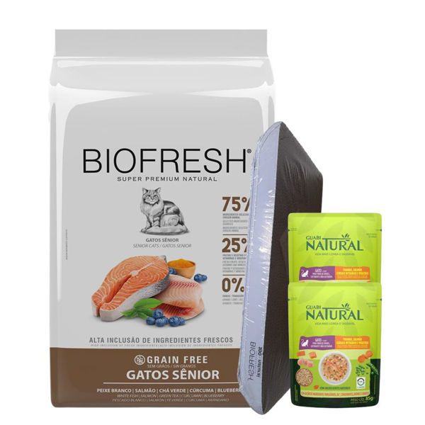 Imagen de Alimento BIOFRESH Gato Senior Pescado Blanco y Salmón 7,5 kg + Regalo