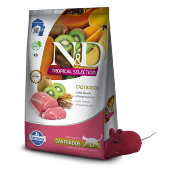 Imagen de Alimento NYD Tropical Gato Castrado Cerdo 1.5 Kg + Regalo