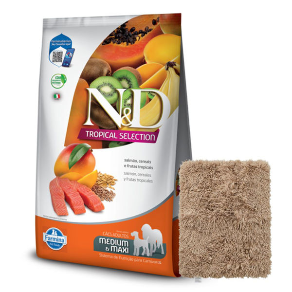 Imagen de Alimento NYD Tropical Perro Adulto Raza Mediana y Grande Salmón 12 Kg + Regalo