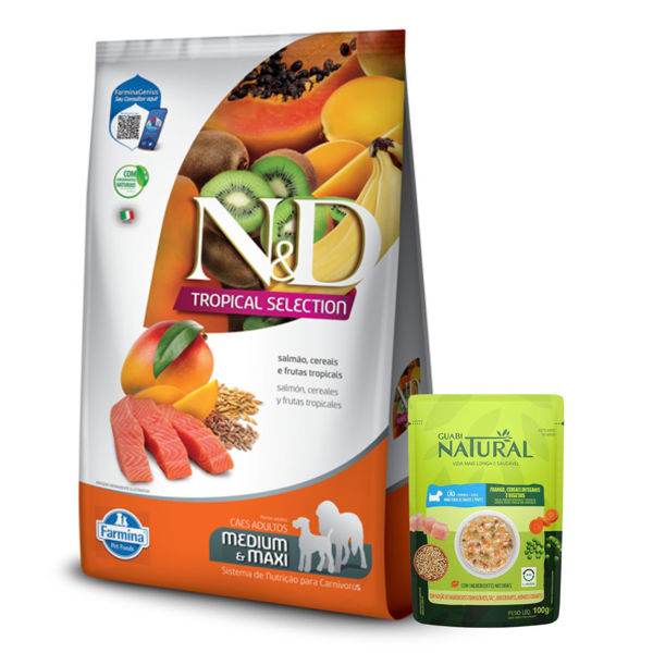 Imagen de Alimento NYD Tropical Perro Adulto Raza Mediana y Grande Salmón 2.5 Kg + Regalo