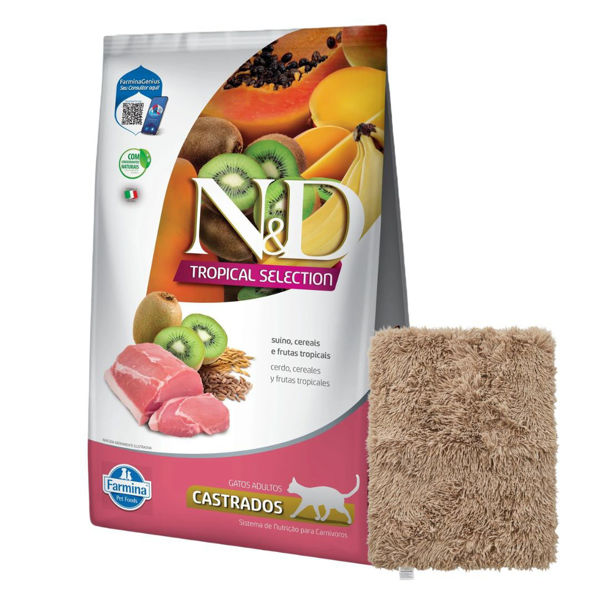 Imagen de Alimento NYD Tropical Gato Castrado Cerdo 7 Kg + Regalo