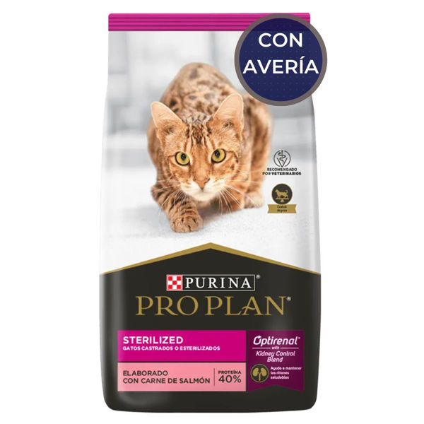 Imagen de Alimento PROPLAN Gato Sterilized Castrado 3 kg / Con Avería