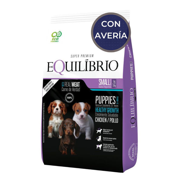 Imagen de Alimento EQUILIBRIO Perro Cachorro Raza Pequeña 1.5KG / Con Avería
