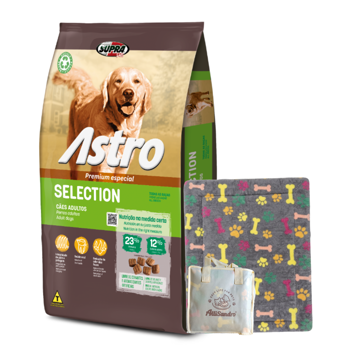 Imagen de Alimento ASTRO Perro Adulto Selection 14 kg + 3 kg + Regalo