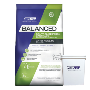 Imagen de Alimento VITALCAN BALANCED Gato Castrado Control de Peso 7,5 kg + Regalo
