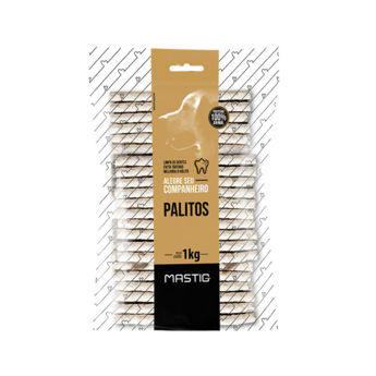 Imagen de Snack Para Perro MASTIG Palitos De Cuero 6 mm Natural 1 Kg
