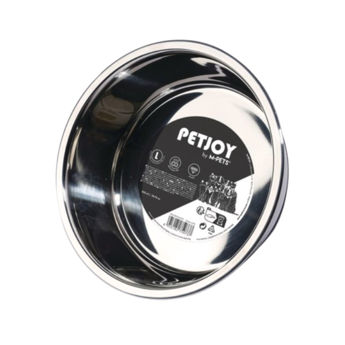 Imagen de Comedero Para Perro M-PETS Petjoy Dogfamily Chico Blanco y Negro - 490 ml