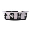 Imagen de Comedero Para Perro M-PETS Petjoy Dogfamily Chico Blanco y Negro - 490 ml