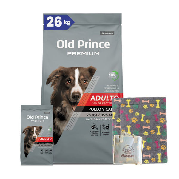Imagen de Alimento OLD PRINCE Premium Perro Adulto 23 + 3 Kg + Regalo
