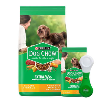 Imagen de Alimento DOG CHOW Perro Adulto Raza Pequeña 21 + 3 Kg + Regalo