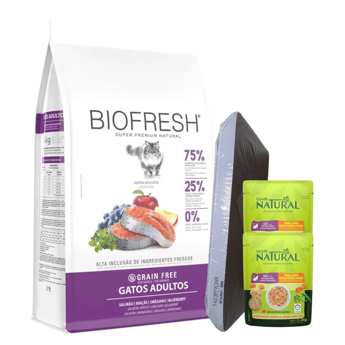 Imagen de Alimento BIOFRESH Gato Adulto Salmón 7.5 kg + Regalo