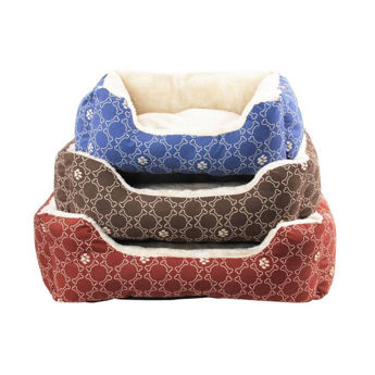 Imagen de Cama Para Perro PAWISE Cuadrada Azul - Talle S