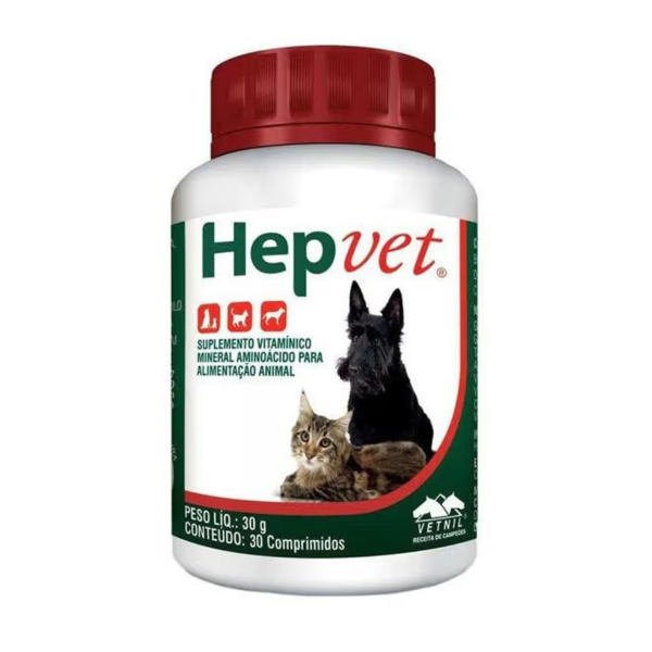 Imagen de Hepvet Suplemento Vitamínico 30 Comprimidos