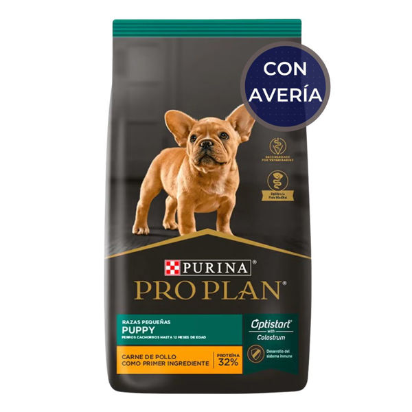 Imagen de Alimento PROPLAN Perro Cachorro Raza Pequeña 3 kg / Con Avería