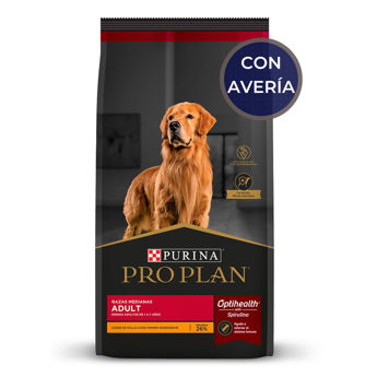 Imagen de Alimento PROPLAN Perro Adulto Raza Mediana 3 kg  / Con Avería