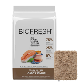 Imagen de Alimento BIOFRESH Gato Senior Pescado Blanco y Salmón 7,5 kg + Regalo