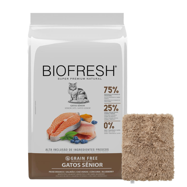 Imagen de Alimento BIOFRESH Gato Senior Pescado Blanco y Salmón 7,5 kg + Regalo