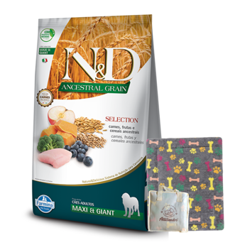 Imagen de Alimento NYD Perro Ancestral Grain Adulto Maxi Raza Grande y Gigante 15 kg + Regalo