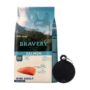 Imagen de Alimento BRAVERY Perro Adulto Raza Pequeña Salmón 7 Kg + Regalo