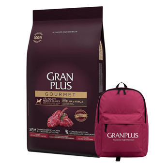 Imagen de Alimento GRANPLUS Gourmet Perro Adulto Raza Mediana y Grande Sabor Cordero y Arroz 16.5 kg + Regalo