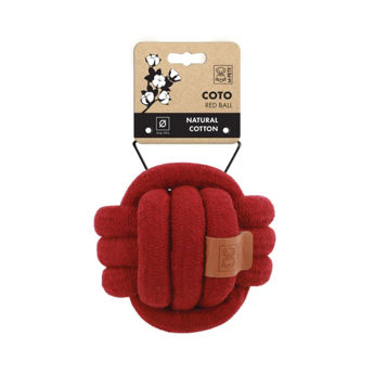 Imagen de Juguete Para Perro M-PETS Pelota Coto Color Rojo 6.5 cm