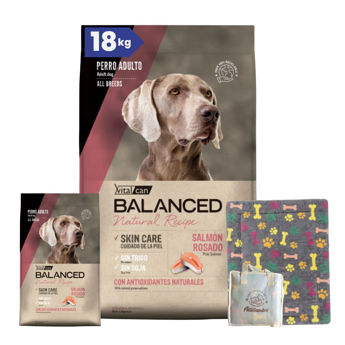Imagen de Alimento VITALCAN Perro BALANCED Adulto Salmón 15 + 3 Kg + Regalo