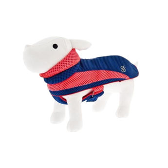 Imagen de Capa Para Perro FERRIBIELLA Air Mesh 47 cm - Azul y Rosa