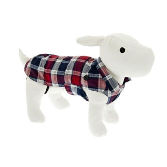 Imagen de Capa Polar FERRIBIELLA Coats Cuadros 55 cm - Color Rojo