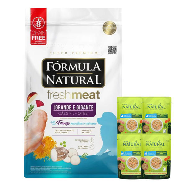 Imagen de Alimento FORMULA NATURAL Perro Fresh Meat Cachorro Raza Grande 12 kg + Regalo
