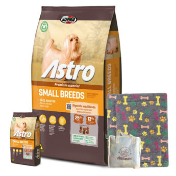 Imagen de Alimento ASTRO Perro Adulto Raza Pequeña Small Breeds 14.9 kg + Regalo