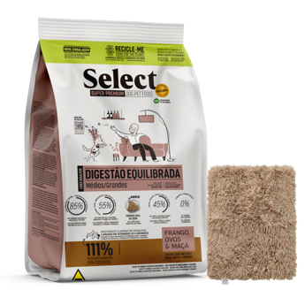 Imagen de Alimento SELECT BY MONELLO Digestión Equiilbrada Perro Adulto Raza Mediana y Grande 7 kg + Regalo