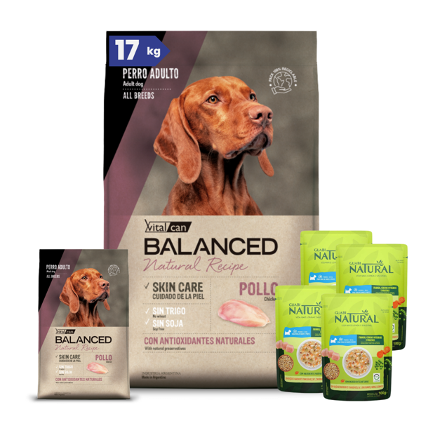 Imagen de Alimento VITALCAN Perro BALANCED Adulto Pollo 15 + 2 kg + Regalo