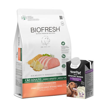 Imagen de Alimento BIOFRESH Perro Adulto Raza Pequeña Sabor Cerdo y Ananá 10kg + Regalo
