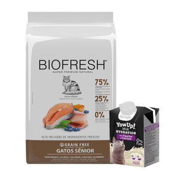 Imagen de Alimento BIOFRESH Gato Senior Pescado Blanco y Salmón 7,5 kg + Regalo