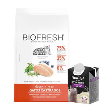 Imagen de Alimento BIOFRESH Gato Castrado Pollo 7,5 kg + Regalo