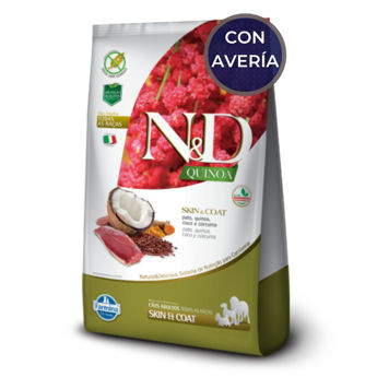 Imagen de Alimento NYD Perro Quinoa y Pato Piel Sensible 10 kg / Con Avería