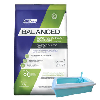 Imagen de Alimento VITALCAN BALANCED Gato Castrado Control de Peso 7,5 kg + Regalo