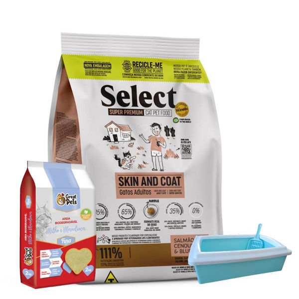 Imagen de Alimento SELECT BY MONELLO Gato Skin And Coat Piel Sensible 7 kg + Regalo