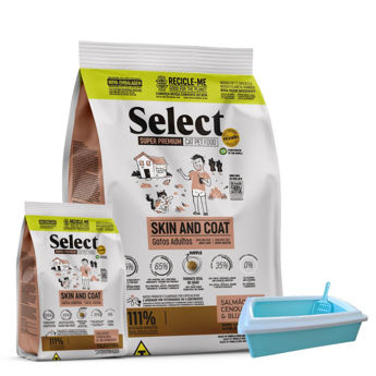 Imagen de Alimento SELECT BY MONELLO Gato Adulto Skin and Coat 7 kg + Regalo