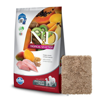 Imagen de Alimento NYD Tropical Perro Adulto Raza Mediana y Grande Pollo 10 Kg + Regalo