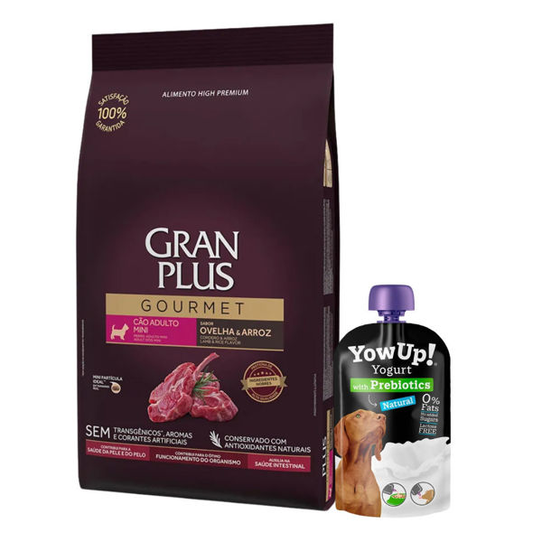 Imagen de Alimento GRANPLUS Perro Adulto Raza Pequeña Sabor Cordero y Arroz 3 kg + Regalo