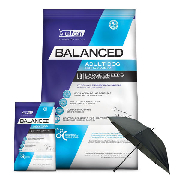 Imagen de Alimento BALANCED Perro Adulto Raza Grande 20 Kg + Regalo